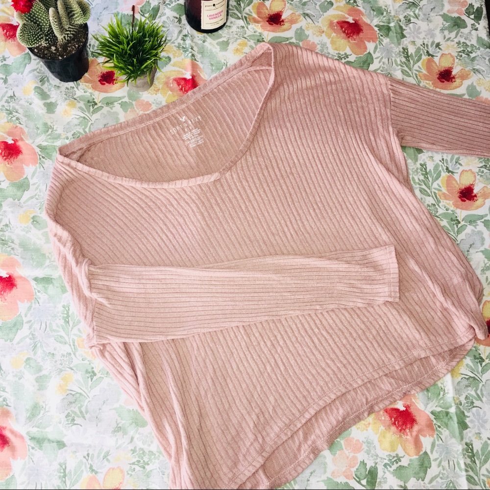 American eagle sift & sexy pink top